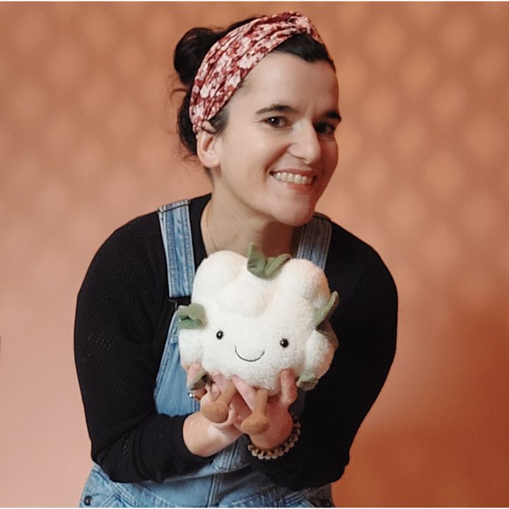 Rachel et sa mascotte